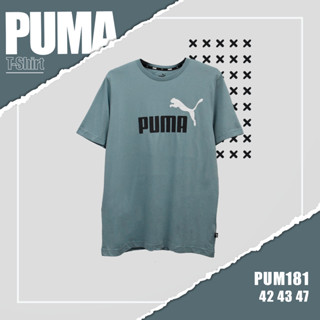 เสื้อยืดเเขนสั้น   PUMA (TSM-PUM-181) ผ้านิ่มใส่สบาย ระบายอากาศดี ใส่ได้ทั้งชายและหญิง