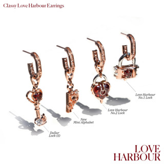 Dallar/Love Harbour Classy Earrings (Pink gold)