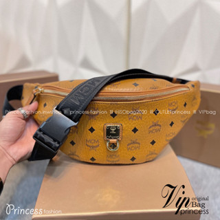 M.C.M FURSTEN BELT BAG IN VISETOS **รอบราคาพิเศษ ต่ำกว่าทุน** กระเป๋าคาดอกยอดฮิต หนุ่มๆสาวๆใช้ได้ไม่มีเบื่อ รุ่นขายดี