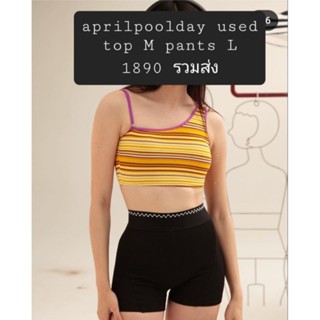 Used aprilpoolday top m pants L