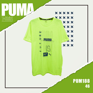 เสื้อยืดเเขนสั้น   PUMA (TSM-PUM-188) ผ้านิ่มใส่สบาย ระบายอากาศดี ใส่ได้ทั้งชายและหญิง