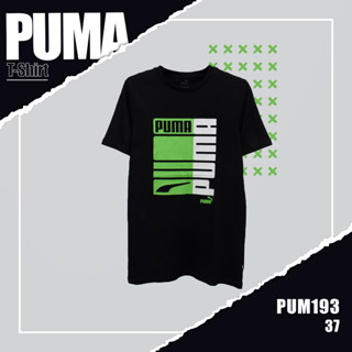 เสื้อยืดเเขนสั้น   PUMA (TSM-PUM-193) ผ้านิ่มใส่สบาย ระบายอากาศดี ใส่ได้ทั้งชายและหญิง