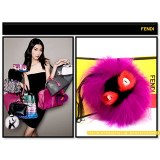 FENDI Monster Bag Bug Charm : ที่ห้อยกระเป๋า ตัวอ้วนๆใหญ่ๆ ขนฟูมากนุ่มนิ่ม น่ารักสุดๆ ใครสอยไป รับประกันว่าต้องชอบแน่นอน