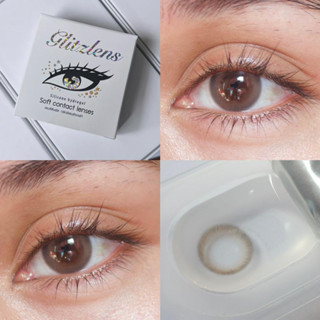 GLITZLENS HARF GRAY  คอนแทคเลนส์รายเดือน DIA 14.0 วัสดุsilicone hydrogel