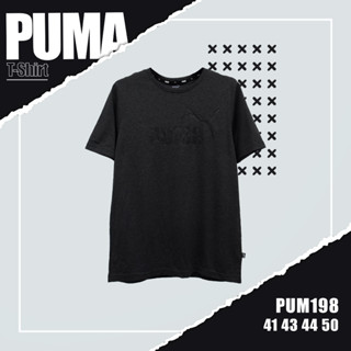 เสื้อยืดเเขนสั้น   PUMA (TSM-PUM-198) ผ้านิ่มใส่สบาย ระบายอากาศดี ใส่ได้ทั้งชายและหญิง