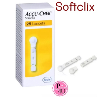 Accu-Chek SoftClix Lancets จำนวน 1 กล่อง บรรจุ 25 ชิ้น #974