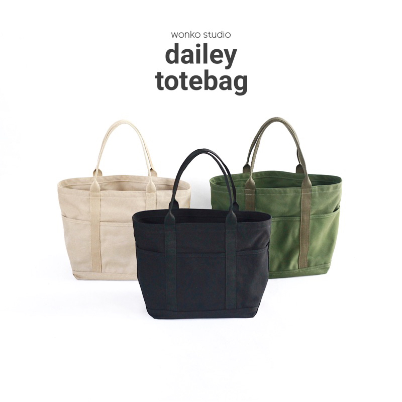 Dailey bag - กระเป๋าผ้าแคนวาส | wonko studios