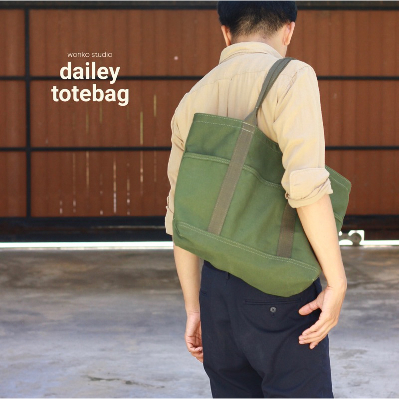 Dailey bag - กระเป๋าผ้าแคนวาส | wonko studios