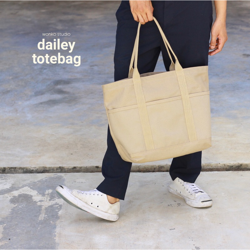 Dailey bag - กระเป๋าผ้าแคนวาส | wonko studios