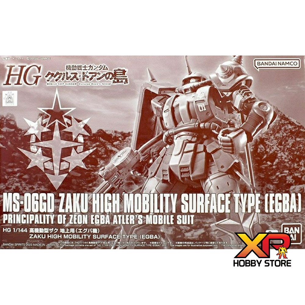 HG 1/144 : Zaku High Mobility Surface Type (Egba Custom) [P-Bandai]