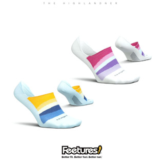FEETURES Womens Ultra Light Invisible ถุงเท้าวิ่งแบบซ่อนขอบ