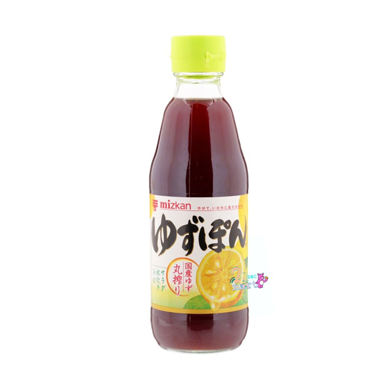 ซอสยูสุ พอนสึ Yuzu Ponzu ซอสเปรี้ยวผสมส้มยูสุ Mizkan (มิซกัน) 200ml พอนซึ ซอสยูสุ ยูสุ น้ำจิ้มชาบู ซ