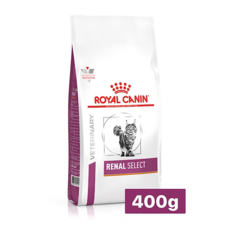 🐱Royal canin renal select cat อาหารสำหรับแมวโรคไตที่ทานยากขนาดถุง400g🐱