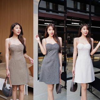 Newlook dress เดรสสั้นผ้าฝ้ายผสมน่ารักมากๆ ป้ายintuon