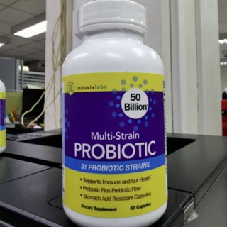 โพรไบโอติกส์ 5หมื่นล้านตัว Probiotic Prebiotics InnovixLabs Multi-Strain Probiotic 50 Billion 60 Capsules PRO 15