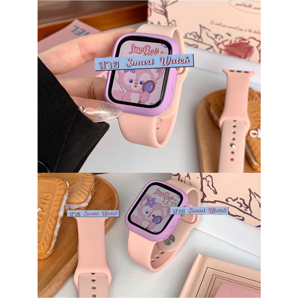 พร้อมส่ง สายนาฬิกา 2 เส้น พร้อมเคส ใช้ได้กับ Smart Watch 8 7 6 5 4 3 2 1 Se Ultra รุ่น Ultra 8 Pro X
