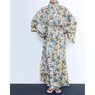 Marant maxi kimono dress yellow