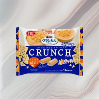 แครกเกอร์รสคาราเมลเค็ม - คลาสสิก Crunch ของ YBC Levan 91g