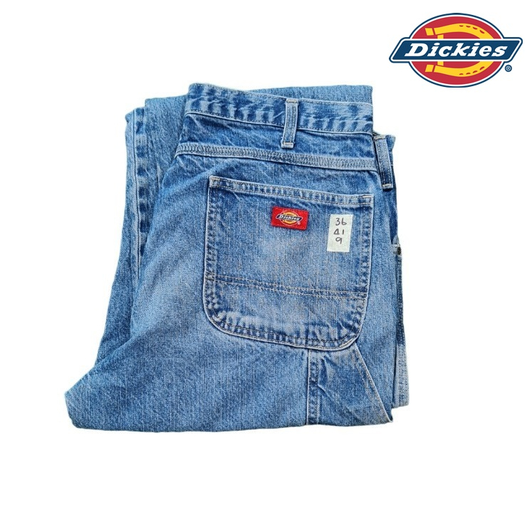 Dickies กางเกงยีนส์บลูทรงช่าง size 36