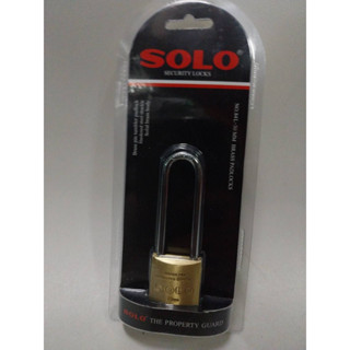 SOLO แม่กุญแจSOLO กุญแจสปริง 30มิล คอยาว SOLO รุ่น NO.84L 30mm. แม่กุญแจSOLO