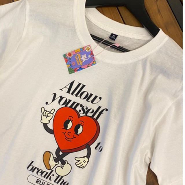 เสื้อยืดลาย Allow yourself|Sherbet.teeshop