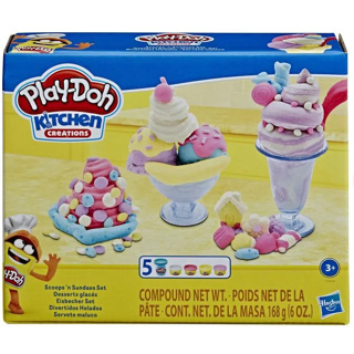 Play-Doh Kitchen Creations Ice Cream Scoops n Sundaes Set สินค้าแท้ 100% พร้อมส่ง