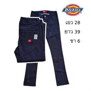 Dickies Girl มือสอง กางเกงขายาวกระบอกเล็กสำหรับผู้หญิง size 28