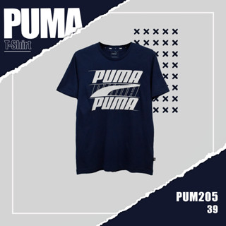 เสื้อยืดเเขนสั้น   PUMA (TSM-PUM-205) ผ้านิ่มใส่สบาย ระบายอากาศดี ใส่ได้ทั้งชายและหญิง