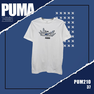 เสื้อยืดเเขนสั้น   PUMA (TSM-PUM-210) ผ้านิ่มใส่สบาย ระบายอากาศดี ใส่ได้ทั้งชายและหญิง