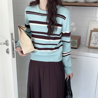 TWOHANDHII MINT CHOC SWEATER