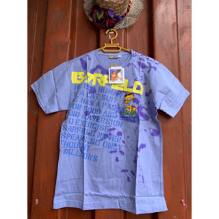 เสื้อเชิ้ตสีม่วง Garfield ใหม่แท้ ไซส์ mงานปักสวย