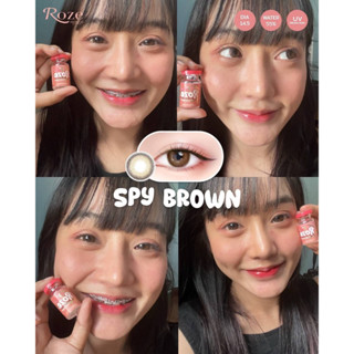 คอนแทคเลนส์ Roze รุ่น Spy Brown (สีน้ำตาล)