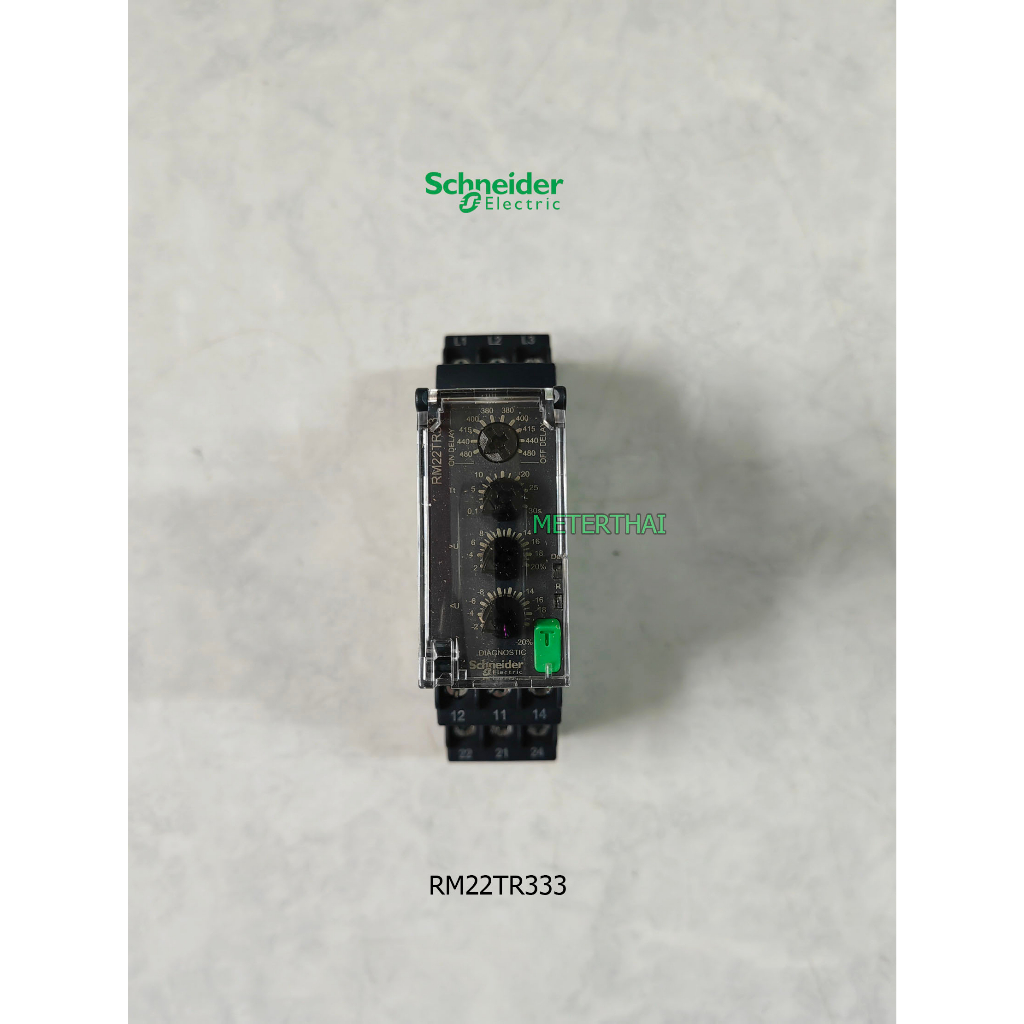 Schneider Electric RM22TR33 Three Phase Control Relay รีเลย์ควบคุม 3AC 380 -480V