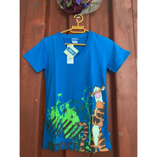 เสื้อยืดสีน้ำเงิน Disney แท้ใหม่ ไซส์ M