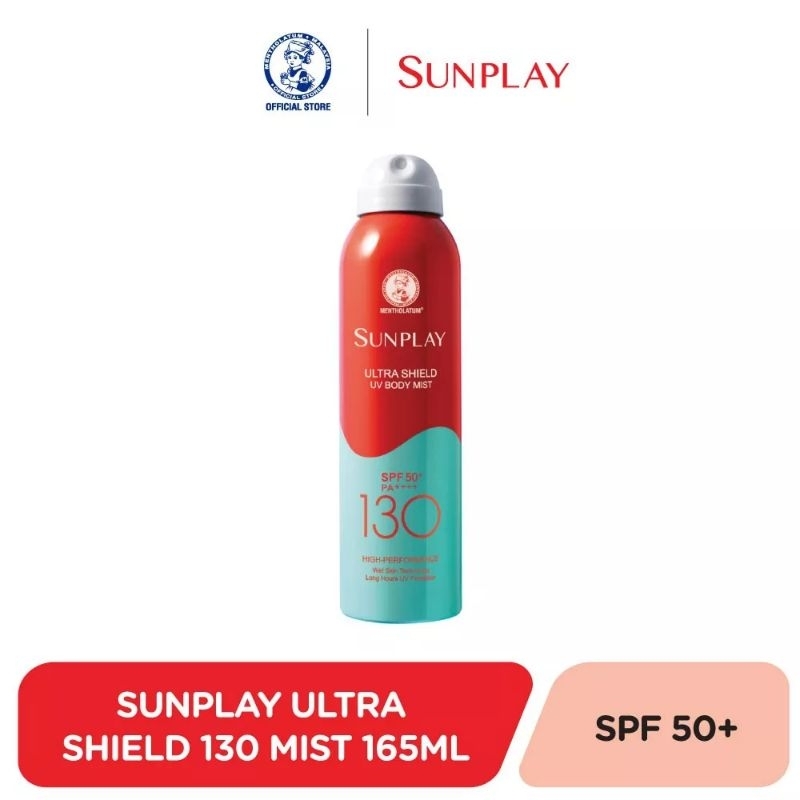 Sunplay Ultra Shield 130 Mist 165ml SPF50++ สเปรย์กันแดด Sunplay SPF 130 ขนาด สำหรับกิจกรรมทางน้ำและ