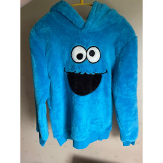 [ของใหม่] เสื้อกันหนาวเด็ก Sesame street Cookie monster hoodie