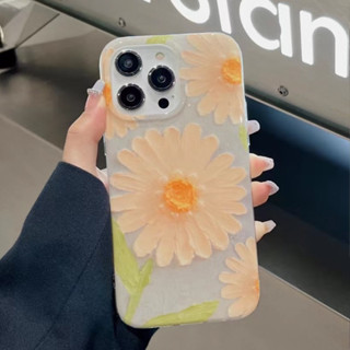 💎จัดส่งภายใน24ชม💎เคสไอโฟน สำหรับ for iPhone 11 13 14 Soft Case 12 Pro Max ดอกไม้ เปลือกนิ่ม ป้องกันการตก เคสโทรศัพท์