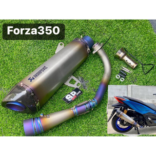 ชุดท่อไทเทเนียมแท้ ทรงกรวย Forza350  2021-2023 สำนักTR TORQUE racing🇹🇭🇹🇭