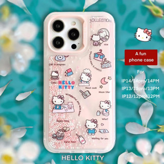 💎จัดส่งภายใน24ชม💎เคสไอโฟน สำหรับ for iPhone 11 13 14 Soft Case 12 Pro Max hello kitty ป้องกันการตก เคสโทรศัพท์