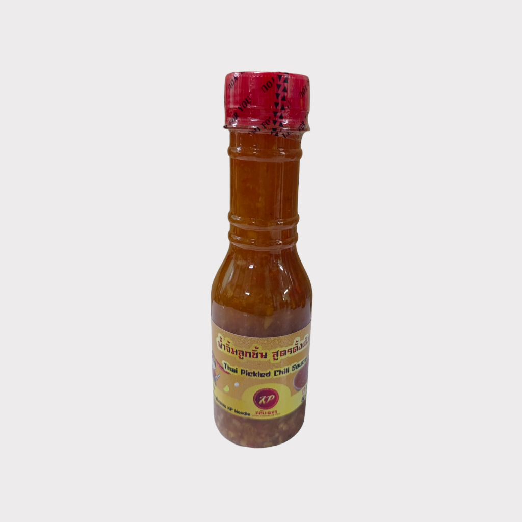 น้ำจิ้มลูกชิ้น พริกน้ำส้ม สูตรโบราณ ตรา ลูกชิ้นกลับเพชร อร่อยแซ่บถึงใจ