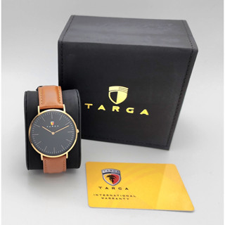 นาฬิกา TARGA MENS TA017619 DW1 QUARTZ BLACK DIAL ROSE GOLD CASE พร้อมกล่อง (ใหม่)