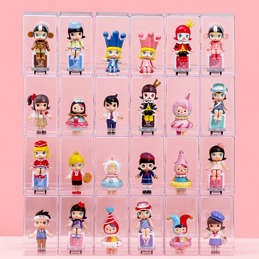 ส่งด่วน  มาใหม่ กล่องใส่ตุ๊กตา กล่องใส่โมเดลกล่องอคริลิค อะคริลิค สามารถวางซ้อนกันได้ 🛵พร้อมส่ง🛵