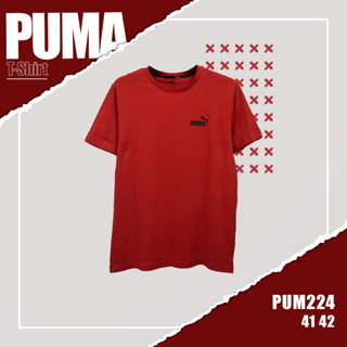 เสื้อยืดเเขนสั้น   PUMA (TSM-PUM-224) ผ้านิ่มใส่สบาย ระบายอากาศดี ใส่ได้ทั้งชายและหญิง