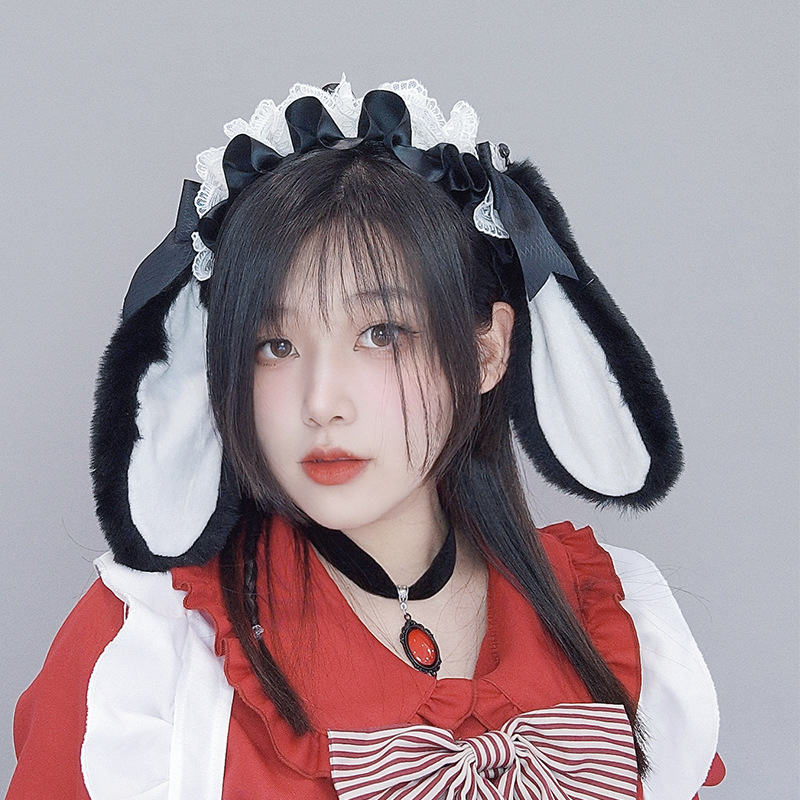 พร้อมส่งจากไทย 🇹🇭 ที่คาดผมหูกระต่ายลูกไม้