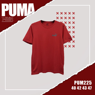 เสื้อยืดเเขนสั้น   PUMA (TSM-PUM-225) ผ้านิ่มใส่สบาย ระบายอากาศดี ใส่ได้ทั้งชายและหญิง