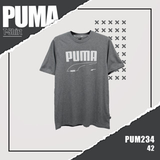 เสื้อยืดเเขนสั้น   PUMA (TSM-PUM-234) ผ้านิ่มใส่สบาย ระบายอากาศดี ใส่ได้ทั้งชายและหญิง