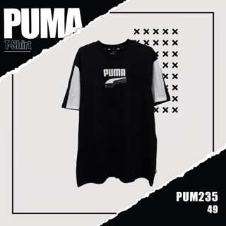 เสื้อยืดเเขนสั้น   PUMA (TSM-PUM-235) ผ้านิ่มใส่สบาย ระบายอากาศดี ใส่ได้ทั้งชายและหญิง