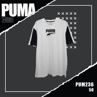 เสื้อยืดเเขนสั้น PUMA (TSM-PUM-236) ผ้านิ่มใส่สบาย ระบายอากาศดี ใส่ได้ทั้งชายและหญิง