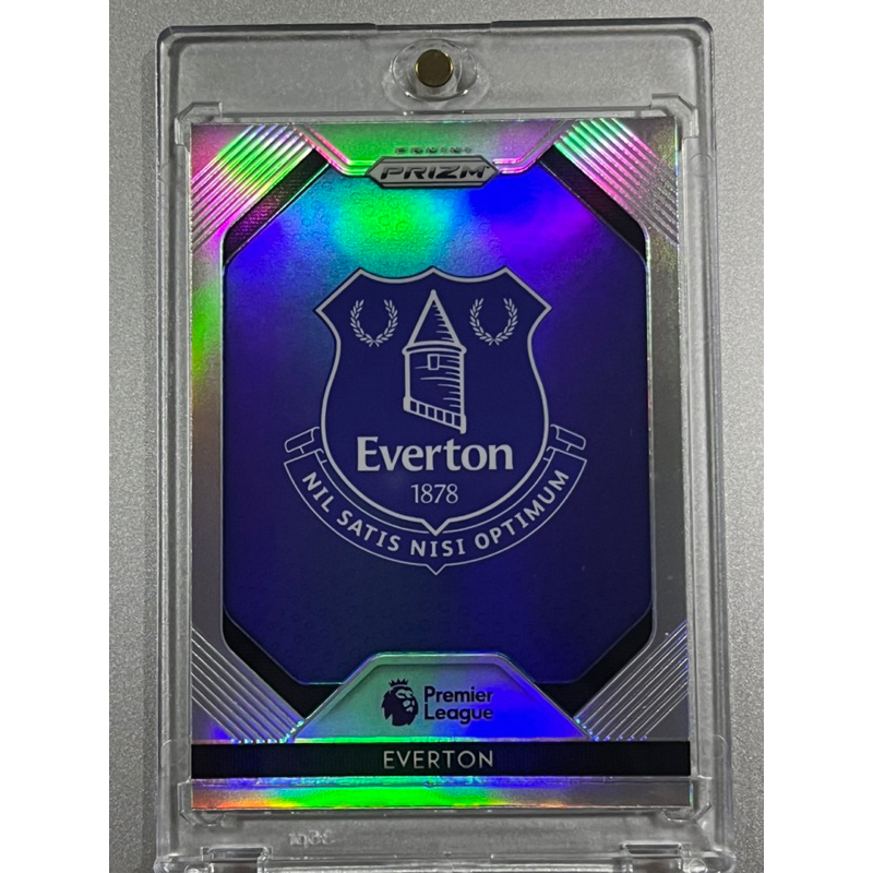 หายากมากๆ Everton Club Logo (Silver Prizm) - Panini Prizm Premier League 2019/20