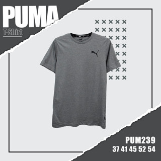 เสื้อยืดเเขนสั้น   PUMA (TSM-PUM-239) ผ้านิ่มใส่สบาย ระบายอากาศดี ใส่ได้ทั้งชายและหญิง